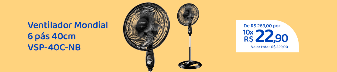 Ofertas da semana - Ventilador de Coluna Mondial