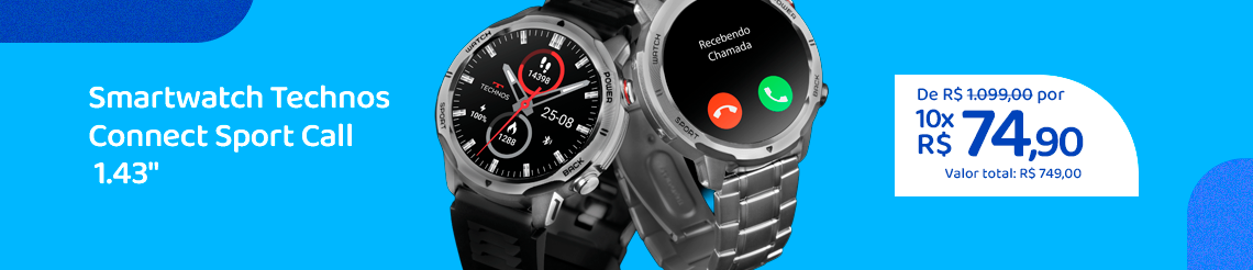 Ofertas da semana - Smartwatch Technos Connect Sport