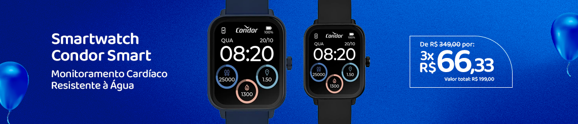 Ofertas de aniversario - Smartwatch Condor Smart