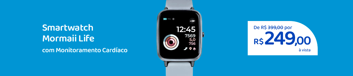 Ofertas da semana - Smartwatch Mormaii Life
