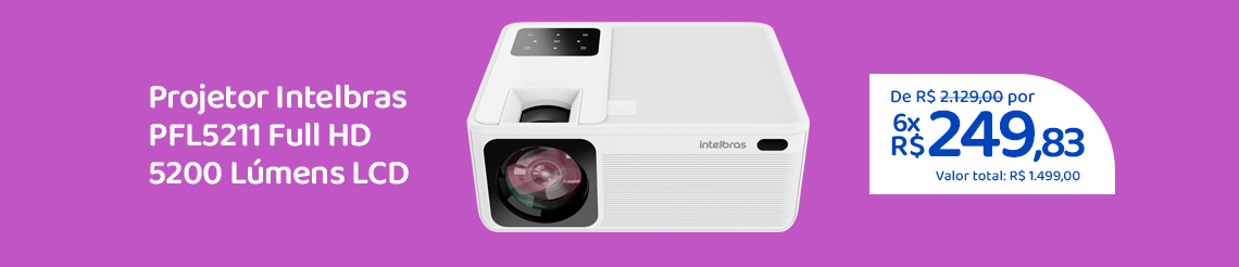 Ofertas da semana - Projetor Intelbras PFL5211