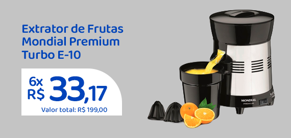 Ofertas da semana - Extrator de Frutas Mondial Premium