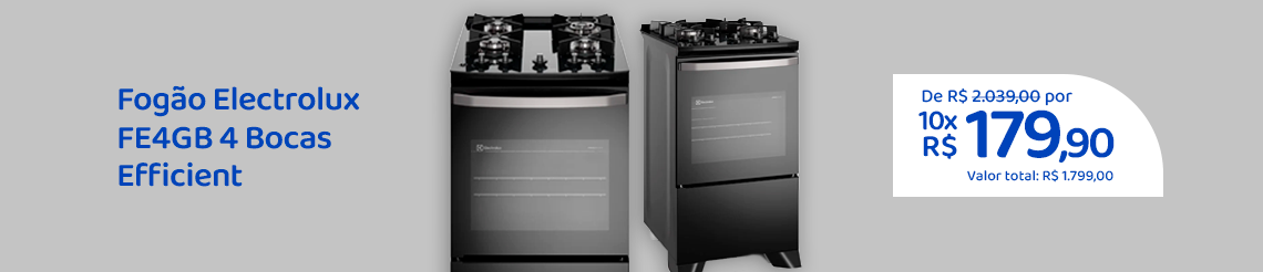 Ofertas da semana - Fogão Electrolux FE4GB