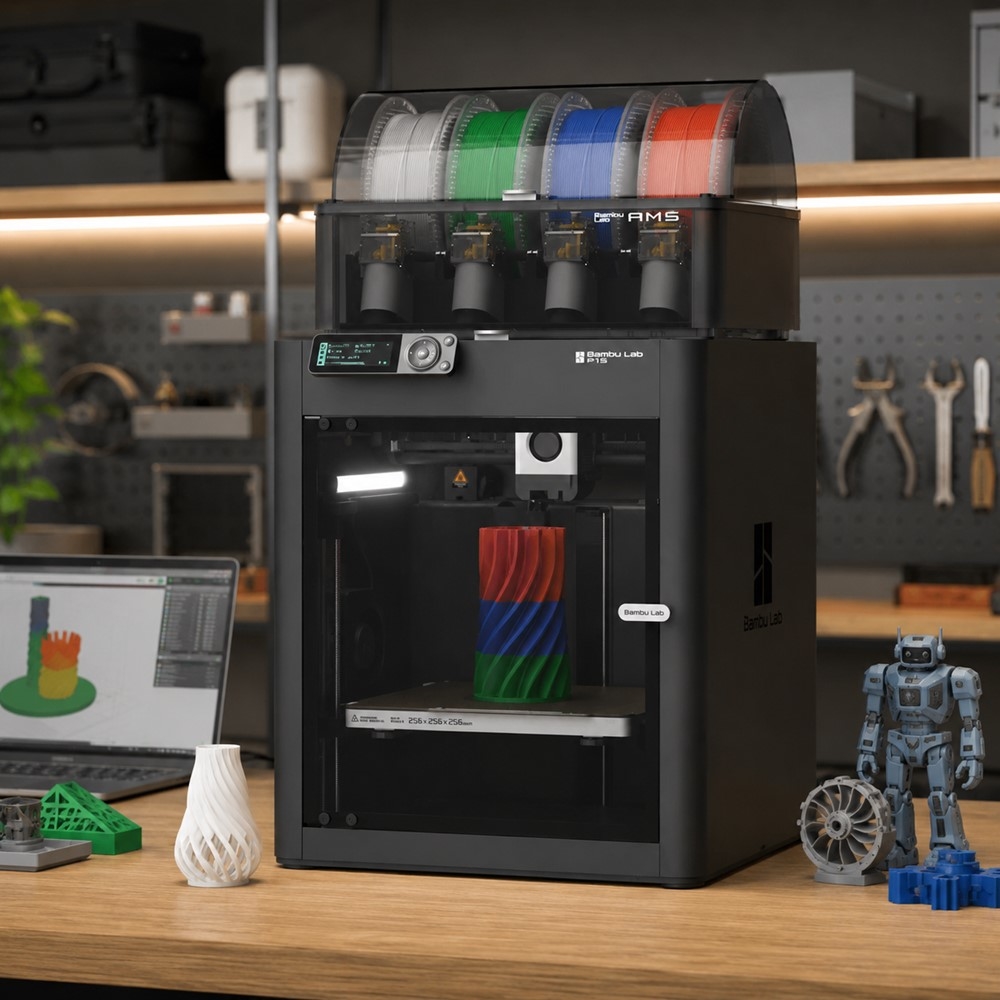 Impressora 3D FDM Bambu Lab P1S + AMS Co | BAMBU LAB | Nagem