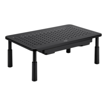 Suporte ELG Organizador de Mesa para Monitor ou Notebook SM087 Preto