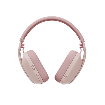 Headset Logitech Zone Vibe 100 Bluetooth com Microfone Rose