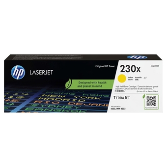 Toner HP 230x Amarelo LaserJet Original W2302X Para HP LaserJet Pro 4203dw / MFP 4303fdw